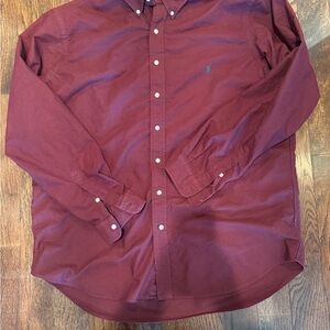 Ralph Lauren men’s XLT burgundy button down